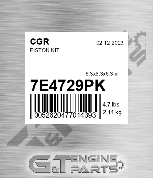 7E4729PK Piston Kit