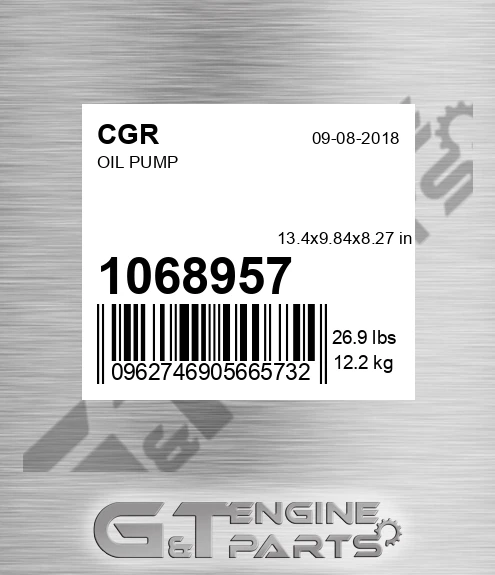 1068957 CGR Oil Pump