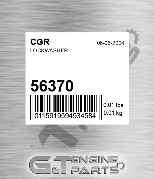 56370 CGR Lockwasher