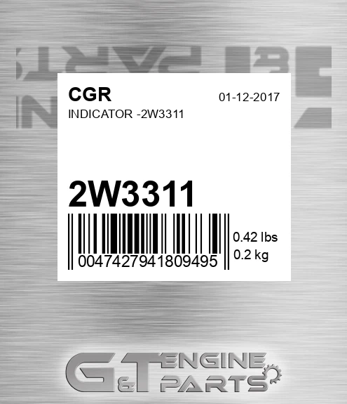 2W3311 Indicator -