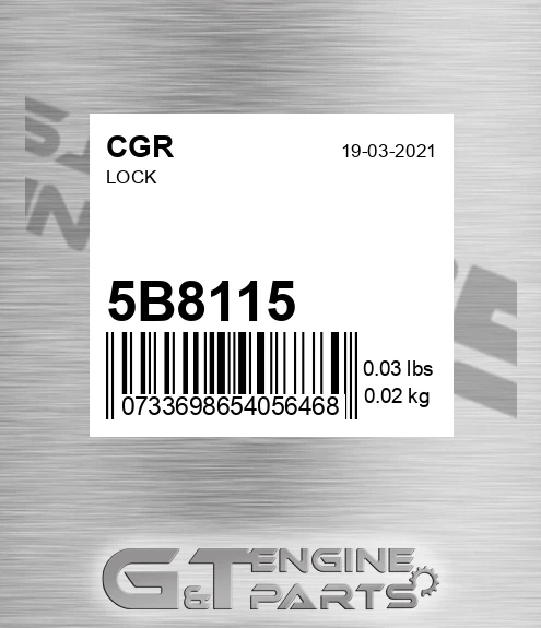 5B8115 Lock