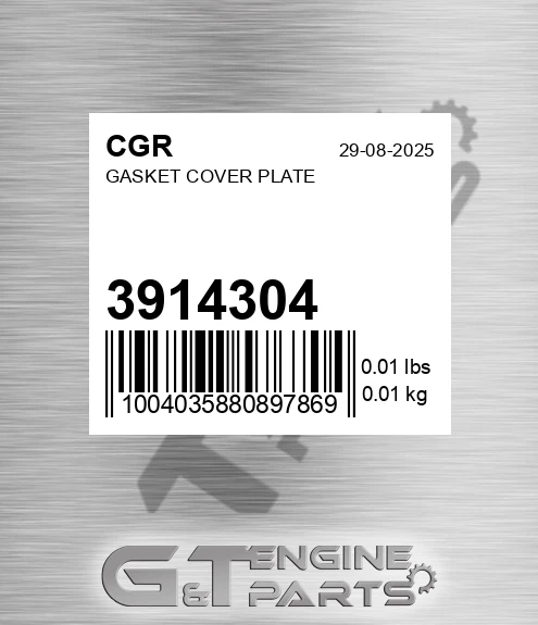 3914304 Gasket Cover Plate