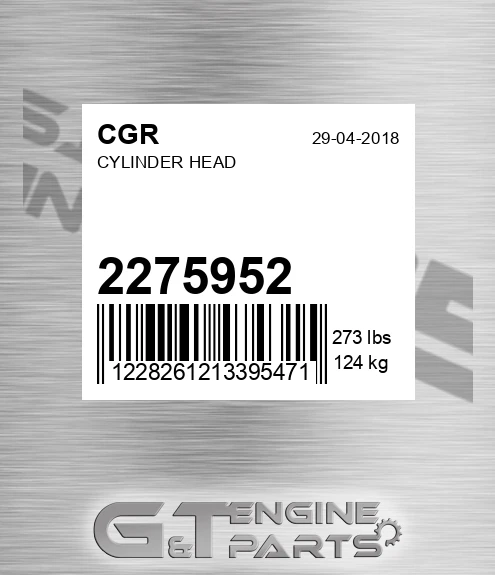 2275952 CGR Cylinder Head