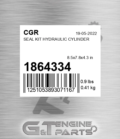 1864334 Seal Kit Hydraulic Cylinder