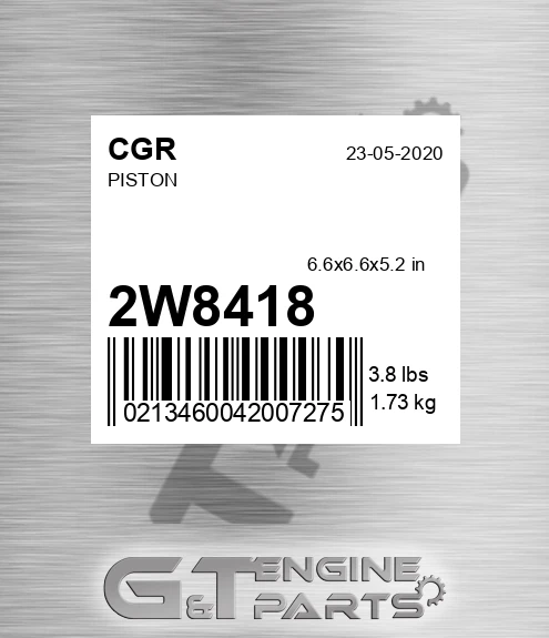 2W8418 CGR Piston