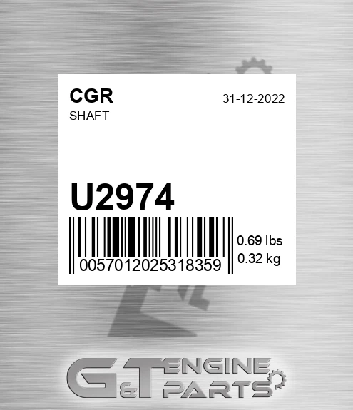 U2974 Shaft