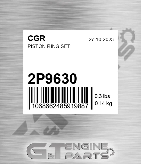 2P9630 Piston Ring Set