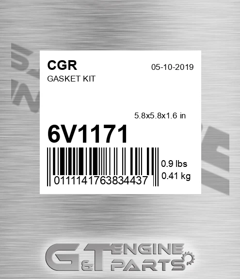 6V1171 CGR Gasket Kit