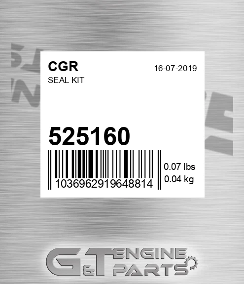 525160 Seal Kit