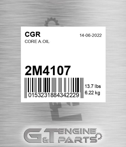 2M4107 CGR Core A.oil