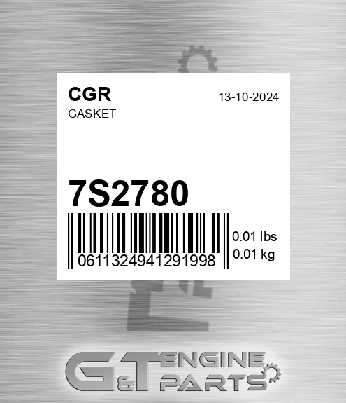 7S2780 CGR Gasket