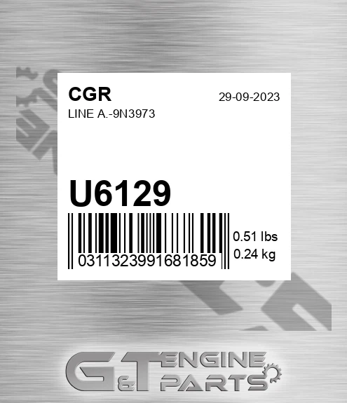 U6129 Line A.-9n3973