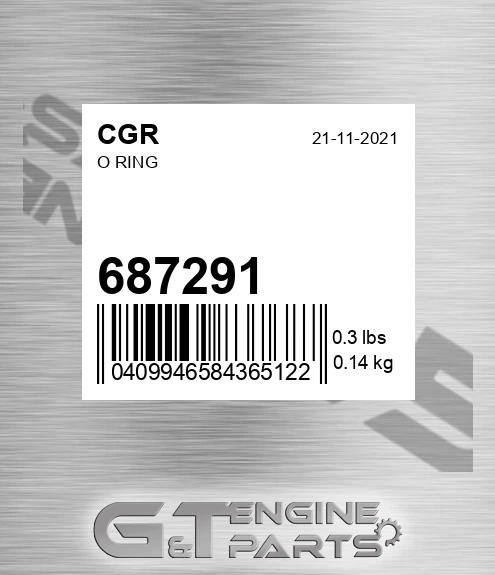 687291 O Ring