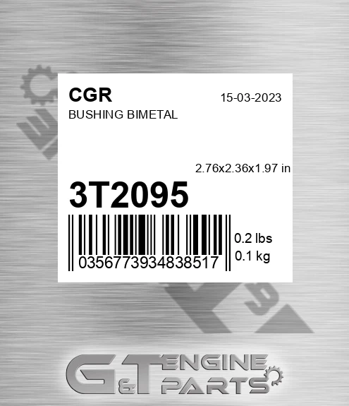3T2095 CGR Bushing Bimetal