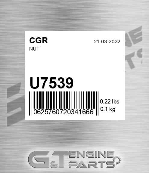 U7539 Nut