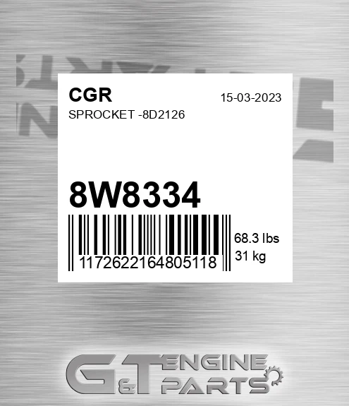 8W8334 Sprocket -8d2126
