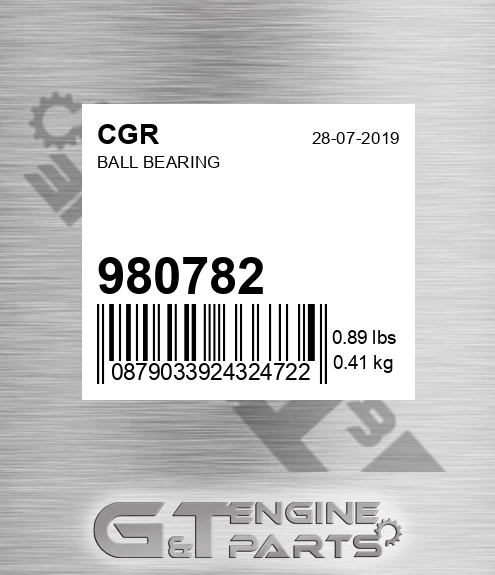 980782 CGR Ball Bearing