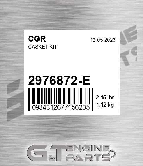 2976872-E Gasket Kit