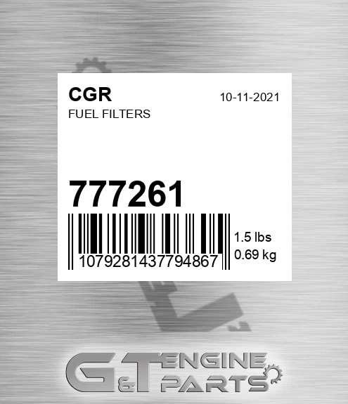 777261 CGR Fuel Filters