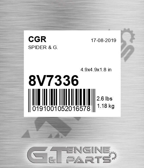 8V7336 CGR Spider & G.