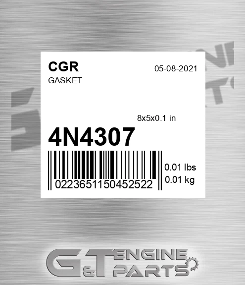 4N4307 CGR Gasket