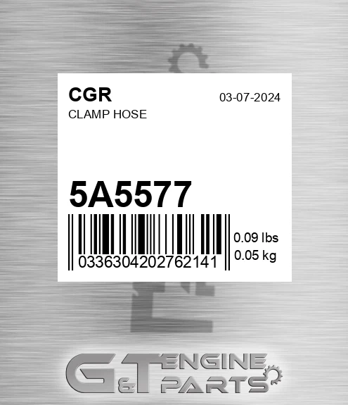 5A5577 CGR Clamp Hose