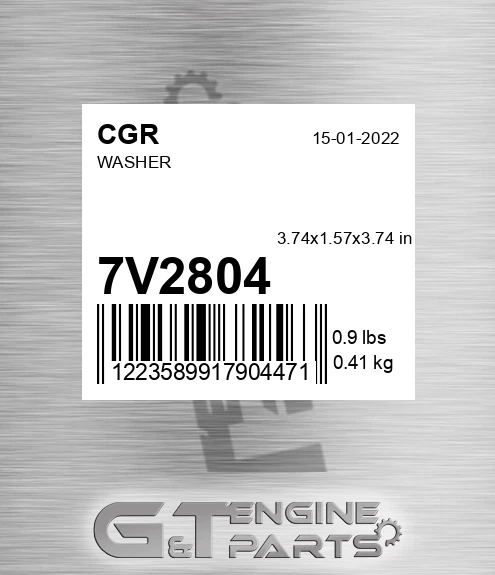7V2804 Washer