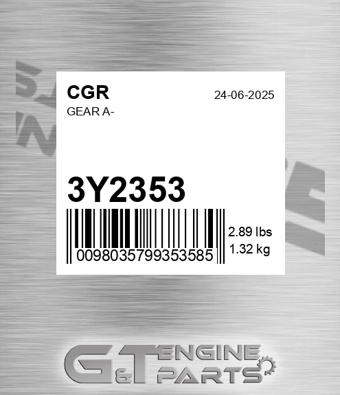 3Y2353 Gear A-