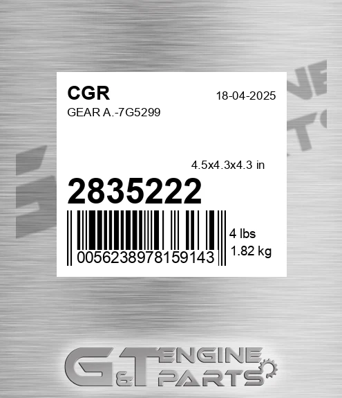 2835222 Gear A.-7g5299
