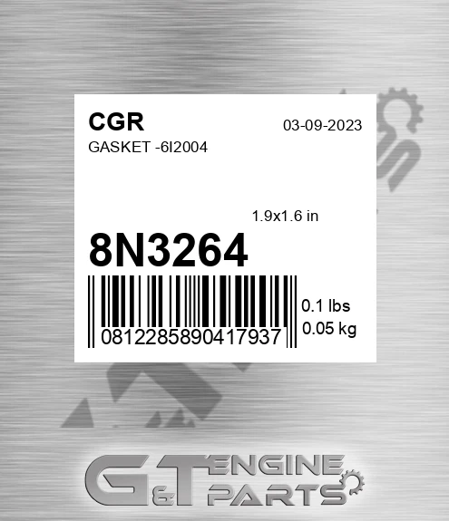 8N3264 CGR Gasket -6i2004