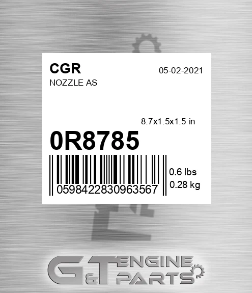 0R8785 CGR Nozzle As