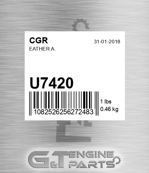 U7420 CGR Eather A.