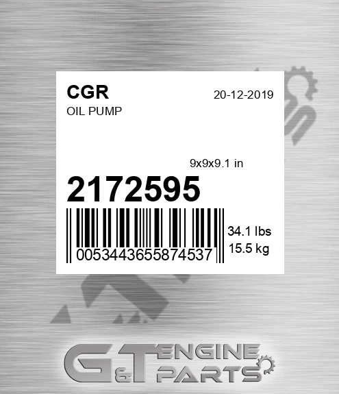 2172595 Oil Pump