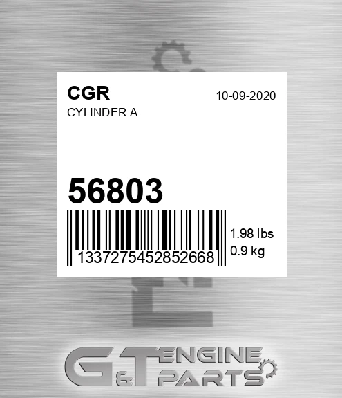 56803 Cylinder A.