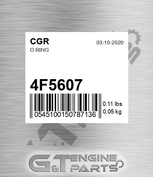4F5607 O Ring