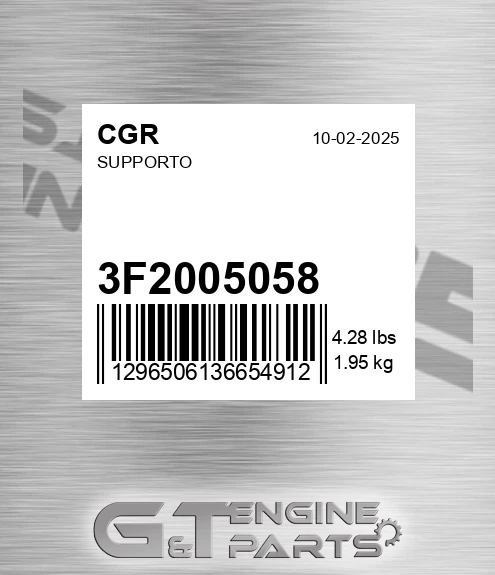 3F2005058 CGR Supporto