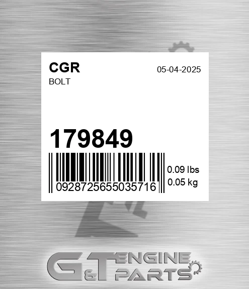 179849 Bolt