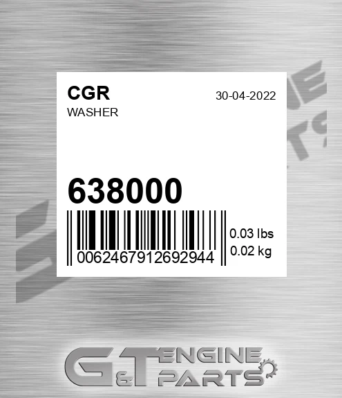 638000 Washer