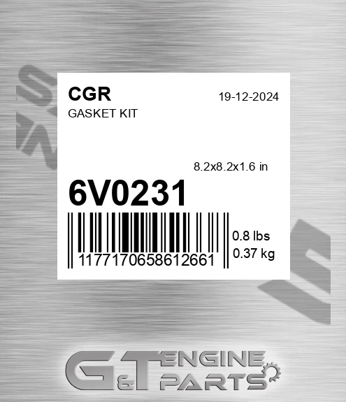 6V0231 CGR Gasket Kit