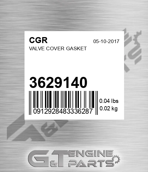 3629140 CGR Valve Cover Gasket