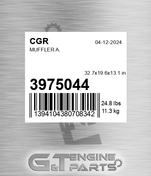 3975044 Muffler A.