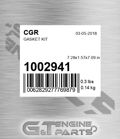 1002941 Gasket Kit