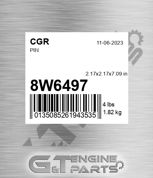 8W6497 CGR Pin