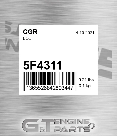 5F4311 Bolt