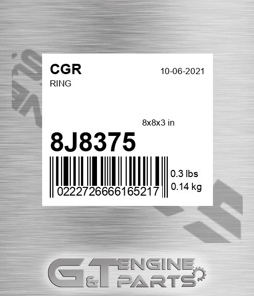 8J8375 CGR Ring
