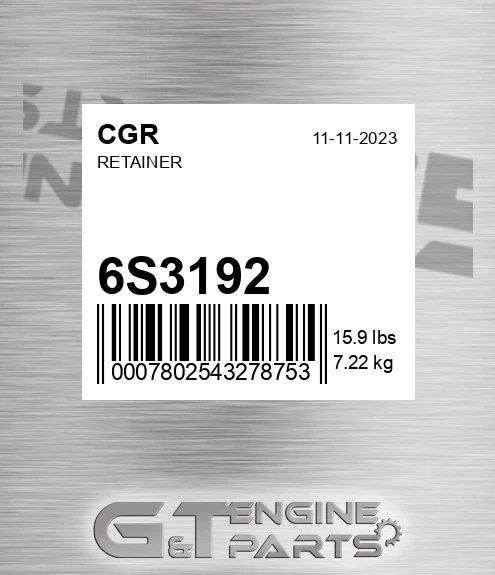 6S3192 Retainer