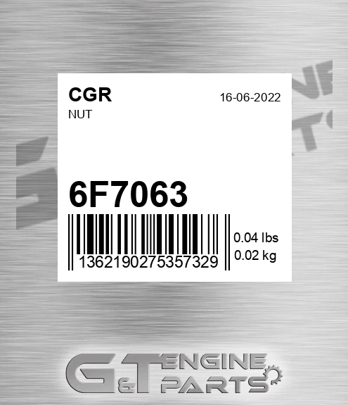 6F7063 Nut