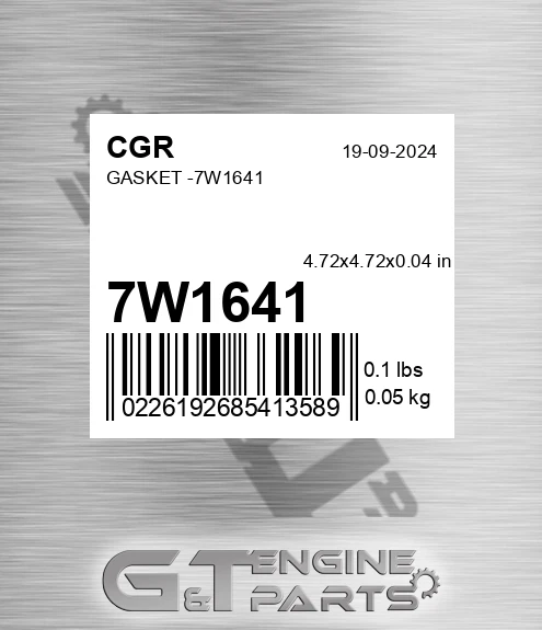 7W1641 CGR Gasket -