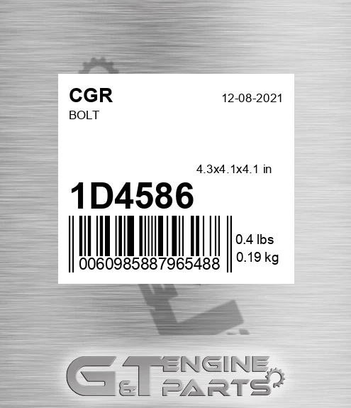 1D4586 Bolt