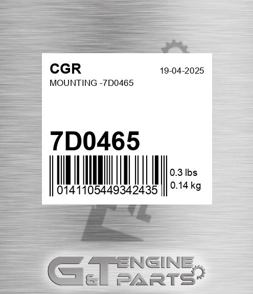 7D0465 Mounting -